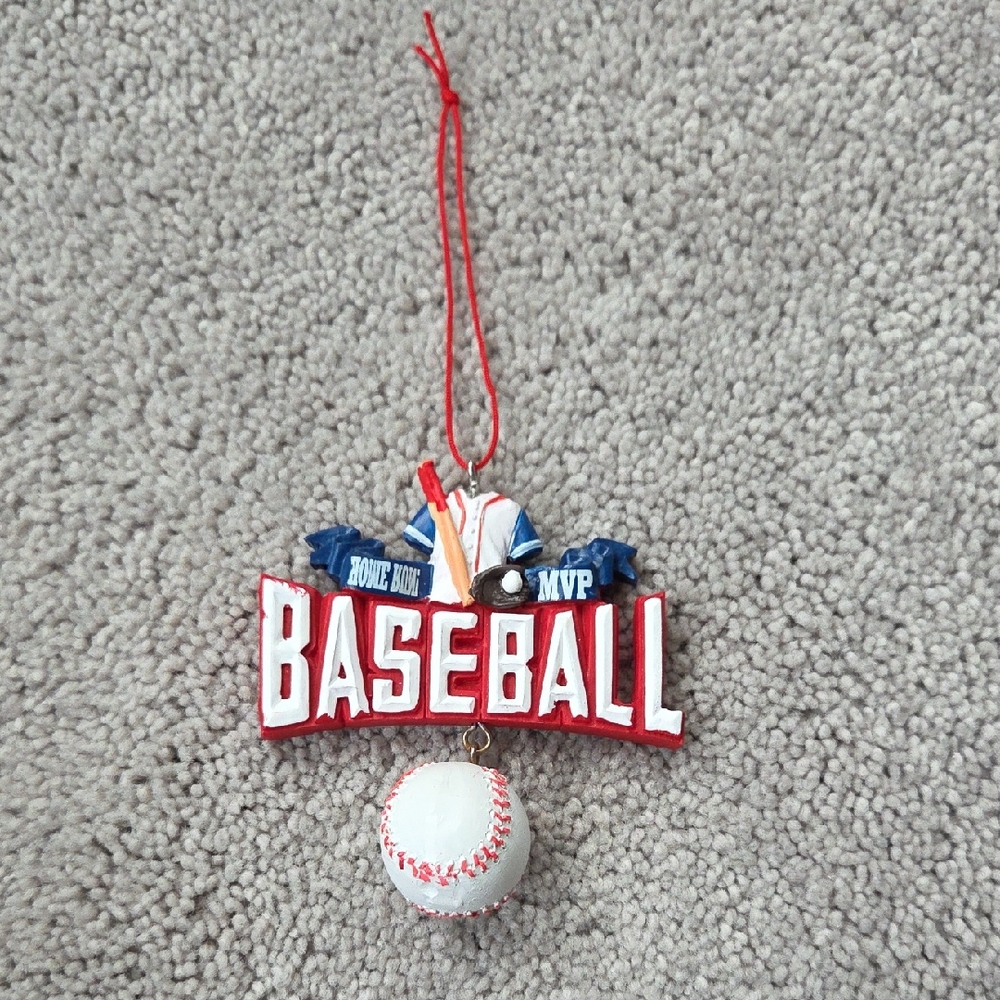 Kurt Adler Baseball MVP Ornament